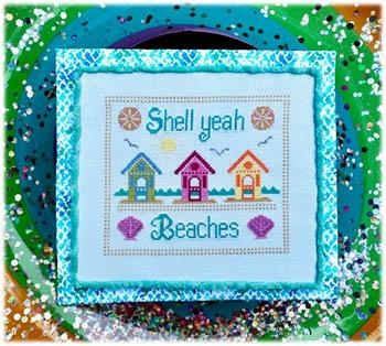 Stickvorlage Pickle Barrel Designs - Shell Yeah Beaches