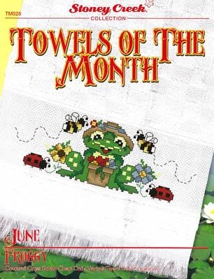 Stickvorlage Stoney Creek Collection - Towels Of The Month June