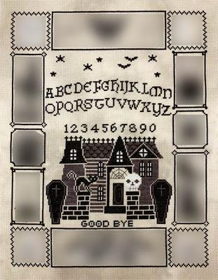 Stickvorlage Tiny Modernist Inc - Halloween Ouija 2