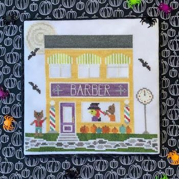 Stickvorlage Little Stitch Girl - Barber Shop (Ausverkauf)