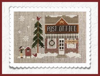 Stickvorlage Little House Needleworks - Hometown Holiday - Post Office