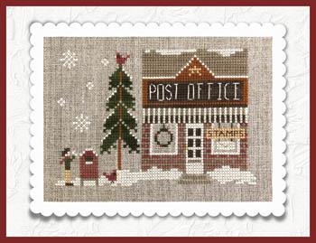 Hometown Holiday Post Office - Little House Needleworks (Stickvorlage)