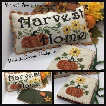 Stickvorlage Mani Di Donna - Harvest Home Pincushion