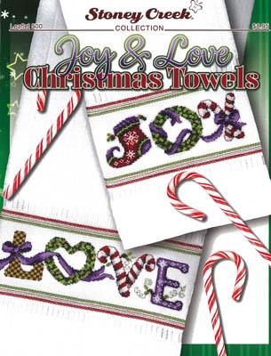 Stickvorlage Stoney Creek Collection - Joy & Love Christmas Towels