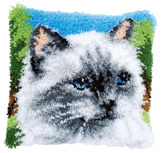 Knüpfkissen Vervaco - Katze 40x40 cm