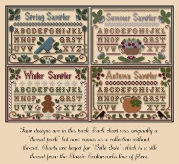 Stickvorlage Little House Needleworks - Seasons Samplers