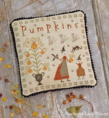 Stickvorlage Pineberry Lane - Fancey Blackett - The Perfect Pumpkin