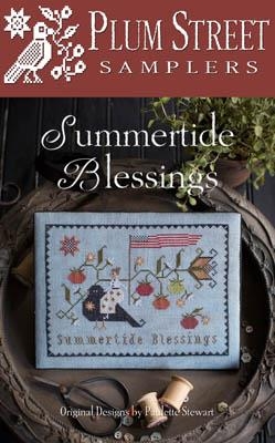 Stickvorlage Plum Street Samplers - Summertide Blessings