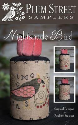 Stickvorlage Plum Street Samplers - Nightshade Bird