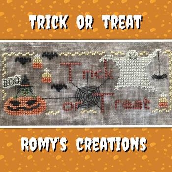 Stickvorlage Romys Creations - Trick Or Treat