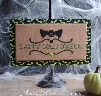Stickvorlage Annalee Waite Designs - Batty Halloween (Ausverkauf)