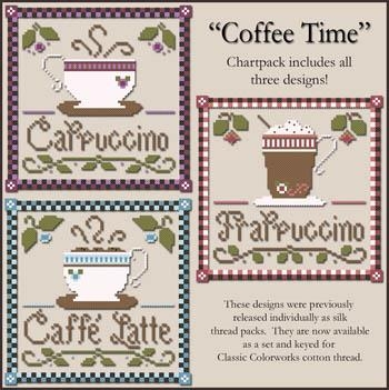 Stickvorlage Little House Needleworks - Coffee Time