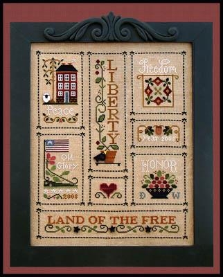 Heart Of America - Little House Needleworks (Stickvorlage)