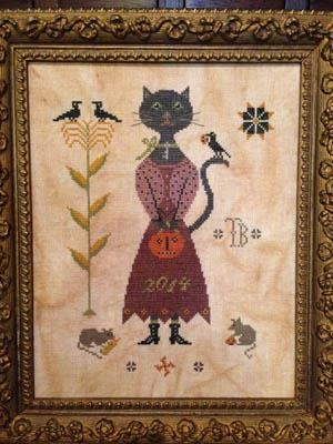 Miss Isabelle Black - Scattered Seeds Samplers (Stickvorlage)