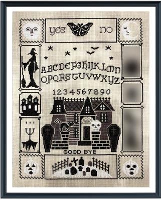 Stickvorlage Tiny Modernist Inc - Halloween Ouija 4