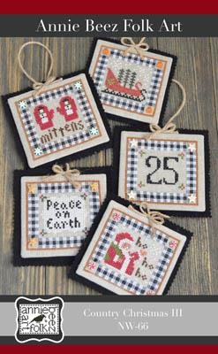 Country Christmas III - Annie Beez Folk Art (Stickvorlage)
