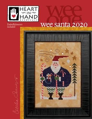Stickvorlage Heart In Hand Needleart - Wee Santa 2020 (w/emb)