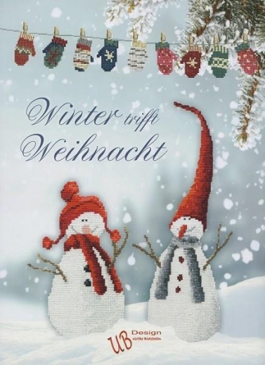 UB-Stickdesign - Winter trifft Weihnacht