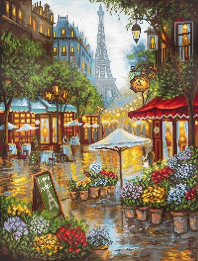 Leti Stitch - Spring Flowers, Paris