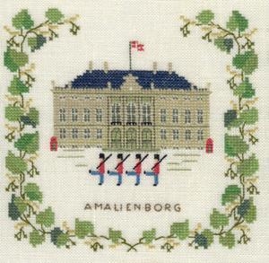 Fremme Stickpackung - Schloss Amalienborg Kopenhagen