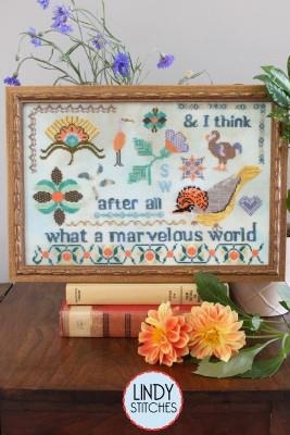 Stickvorlage Lindy Stitches - Marvelous World (Ausverkauf)