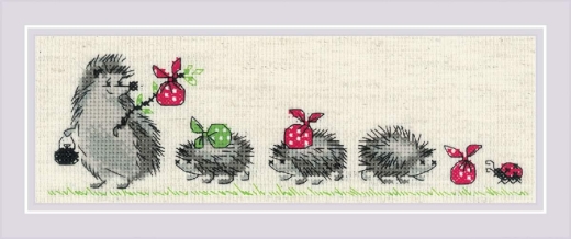 Riolis - Stickbild Hedgehogs