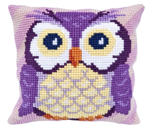 Needleart World - Kreuzstichkissen Owl