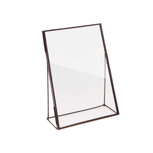 Metallrahmen-Aufsteller mit doppelter Glasscheibe - Rico Design