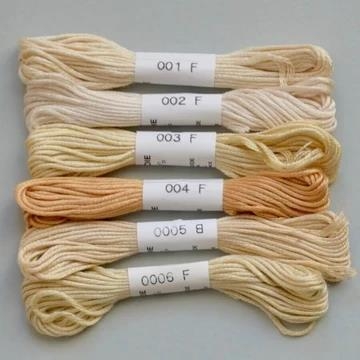 Soie dAlger Seidenstickgarn - Farbe 0002 F-Colours