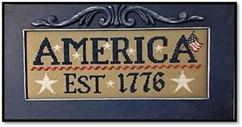 Stickvorlage Kays Frames & Designs - America 1776