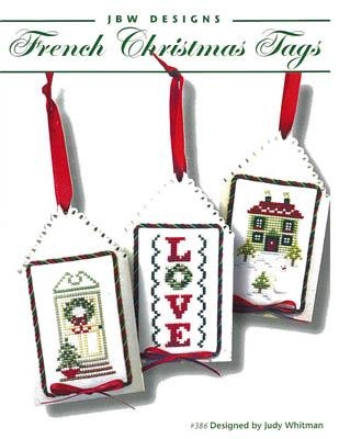 Stickvorlage JBW Designs - French Christmas Tags