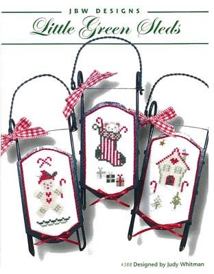 Stickvorlage JBW Designs - Little Green Sleds