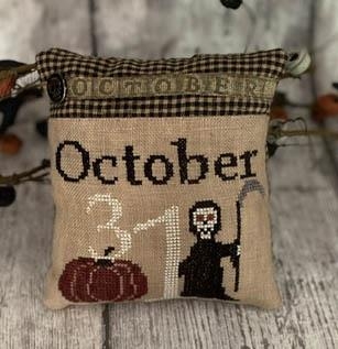 31st October Pillow - Mani Di Donna (Stickvorlage)