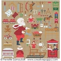 Santas Workshop - Perrette Samouiloff (Stickvorlage)