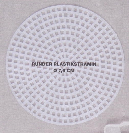 Rico Design Plastikstramin rund 03522.00.01 Ø 7,6 cm
