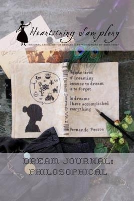 Stickvorlage Heartstring Samplery - Dream Journal 2 - Philosophical (Fernando Pessoa)
