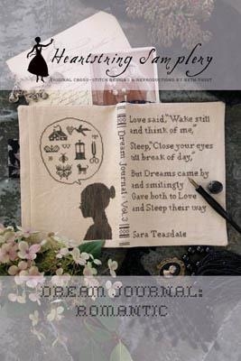 Stickvorlage Heartstring Samplery - Dream Journal 3 - Romantic (Sara Teasdale)