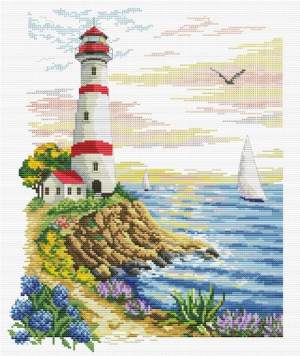 Stickpackung Needleart World - Lighthouse Cape