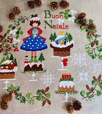 Stickvorlage Lilli Violette - Dolci Regali Di Natale