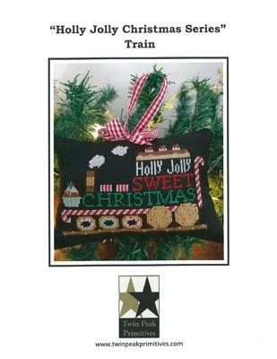 Stickvorlage Twin Peak Primitives - Holly Jolly Christmas Train