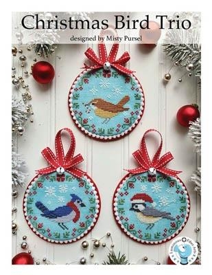 Stickvorlage Luminous Fiber Arts - Christmas Bird Trio