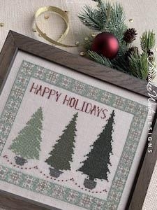 Stickvorlage Annalee Waite Designs - Evergreen Holiday