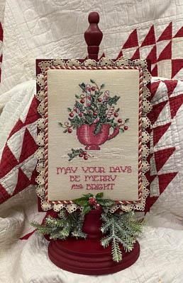 Stickvorlage Sue Hillis Designs - Peppermint & Holly