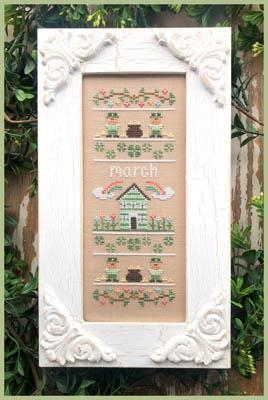 Sampler Of The Month March - Country Cottage Needleworks (Stickvorlage)