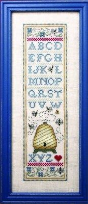 Stickvorlage The Bee Cottage - Skinny Bee Sampler