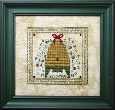 Alphabet Bee Skep - The Bee Cottage (Stickvorlage)