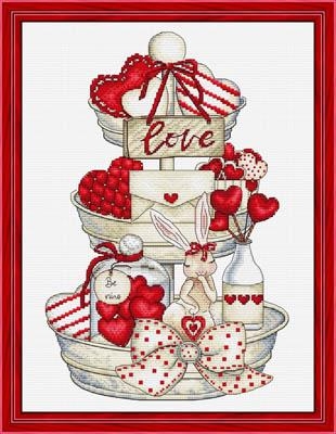 Love On Platter - Les Petites Croix De Lucie (Stickvorlage)