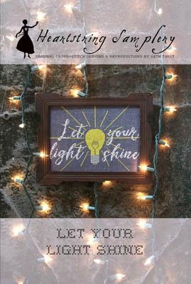 Stickvorlage Heartstring Samplery - Let Your Light Shine (Ausverkauf)