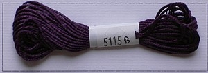 Soie dAlger Au Ver A Soie Seidenstickgarn Farbe 5115 rot violett / lila