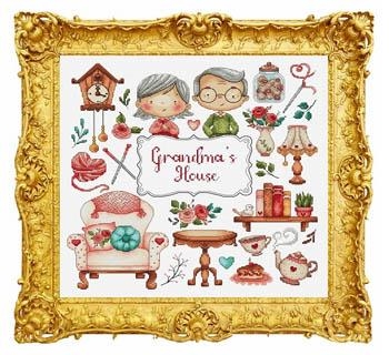 Grandmas House - Les Petites Croix De Lucie (Stickvorlage)